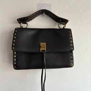 Rebecca Minkoff Black Crossbody Bag with Gold Hardware